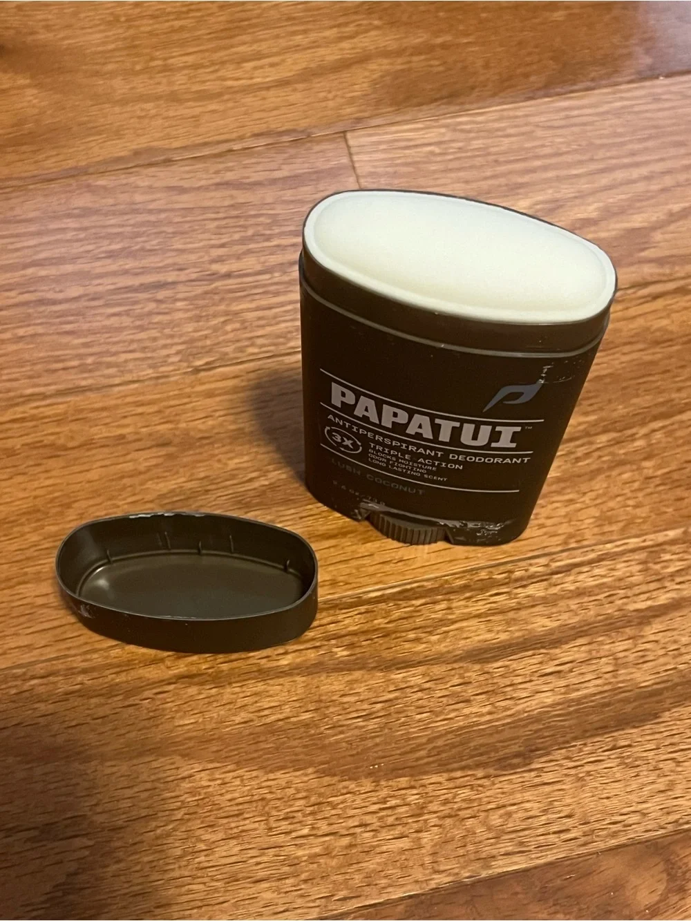 Papatui Antiperspirant Deodorant Stick Lush Coconut 2.6 oz - Used Once